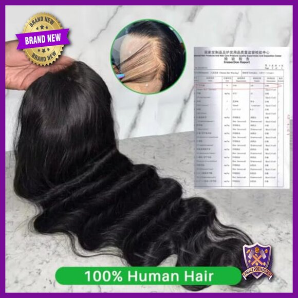 Body Wave Lace Front Wig Human Hair 180% Density Glueless 22 Inch